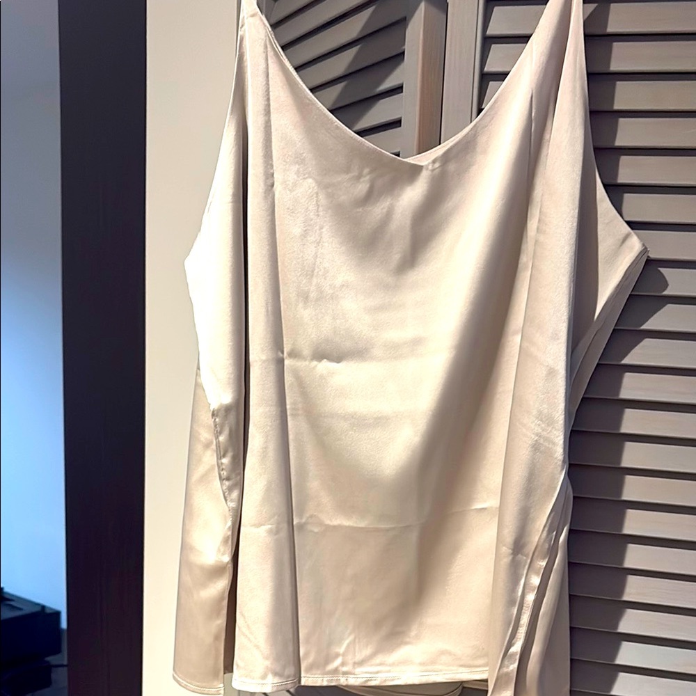 Silky Pale Grey Camisole.